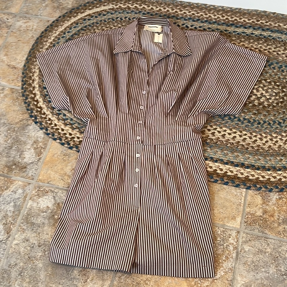 Anthropologie x  Exquise The Tobie Pleated Romper Size Large NWT - Picture 6 of 12